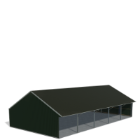 Open Front Shed with Bale Storage.png