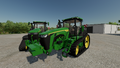 In-game view of John Deere 8RT Series tracked row-crop tractor