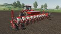 Case IH Puma Series planting a field with a Kverneland Optima RS