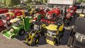 Case IH Module Express 635 on left right of Grimme Varitron 470 Platinum Terra Trac, Case IH Module Express 635 between Strautmann VM 1702 Double SF and Komatsu Forest 931XC and the Case IH 7200 Pro Series between Fendt 1100 MT and STEYR Profi CVT