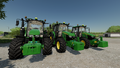 In-game view of John Deere Pickup 900, Pickup 1150 and Pickup 1800 front weights